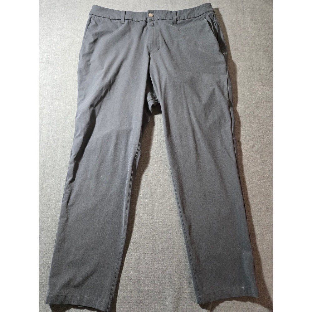 Lululemon ABC Pant Men's 36x32 Gray Warpstreme 5 Pocket Pants Performance